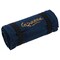Cezanne Artist Pencil Case - Durable Blue Cotton Canvas Roll-Up Travel Art Case w/ Zipper Art Pouch for Artists, Professionals - Lightweight, Portable Organization- Empty Artist Pencil Roll
